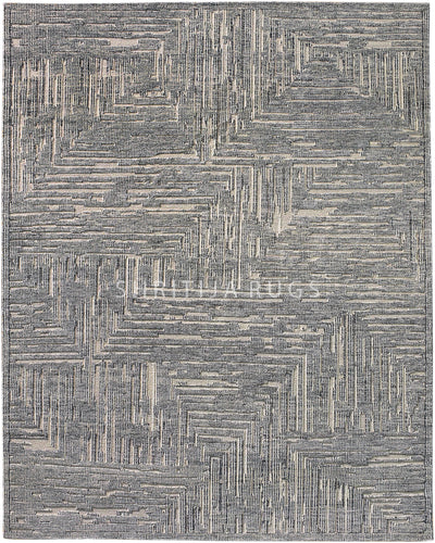Irradiant Ivory Charcoal Rug