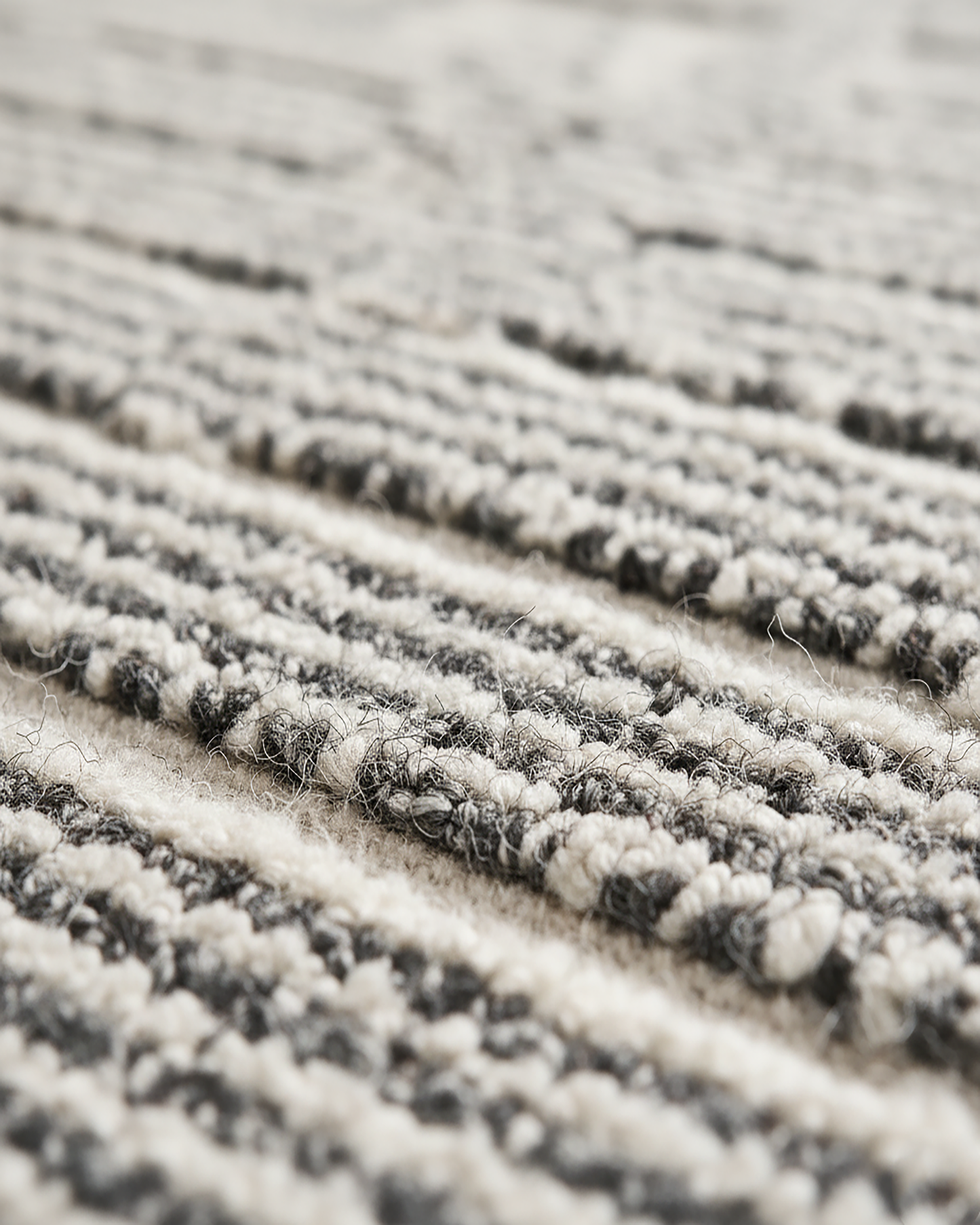 Irradiant Ivory Charcoal Rug